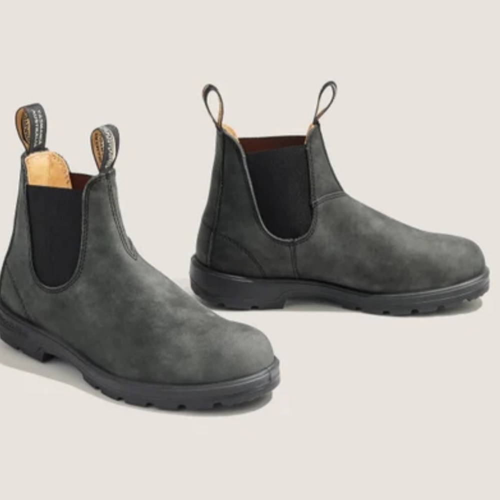 Blundstone Men's Classic Chelsea Boots - Rustic Black - Size 10